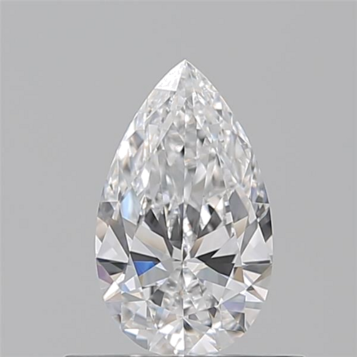 0.5 carat D-VS1 Natūralus Pear Deimantas (1)