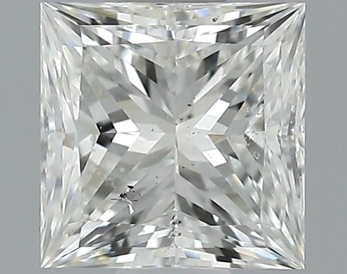 0.62 carat H-SI1 Natūralus Princess Deimantas (1)