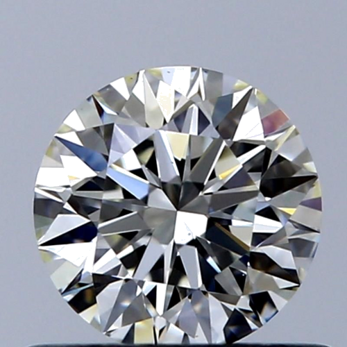 0.52 carat J-VS2 Excellent cut Natūralus Round Deimantas (1)