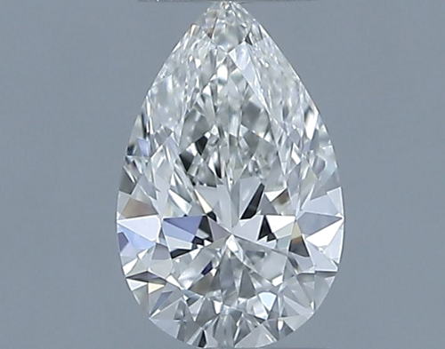 0.37 carat H-IF Natūralus Pear Deimantas (1)