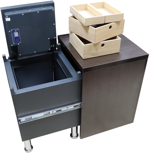 Ugunsdrošs slepenais seifs Griffon FSL.45.E (45 kg) (7)