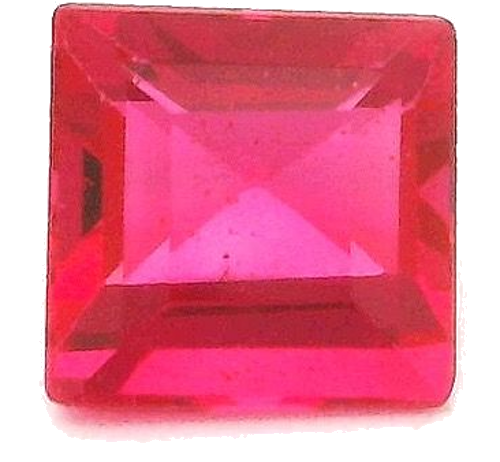 0.39 carat RED STEP cut Square Spinel (1)