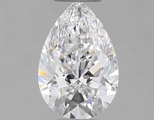 0.3 carat D-VVS2 Natūralus Pear Deimantas (1)