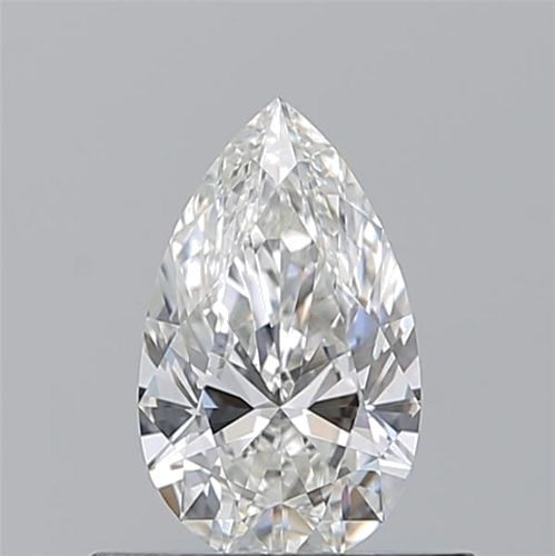 0.5 carat G-IF Natūralus Pear Deimantas (1)