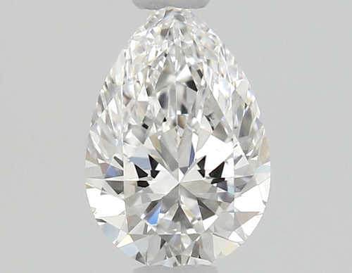 0.52 carat D-VVS1 Natūralus Pear Deimantas (1)