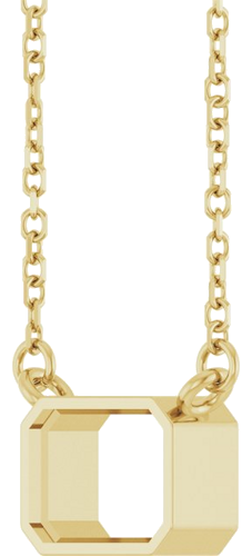 Pakabukas „Solitaire“ 14k yellow gold Emerald 7mm x 5mm (2)
