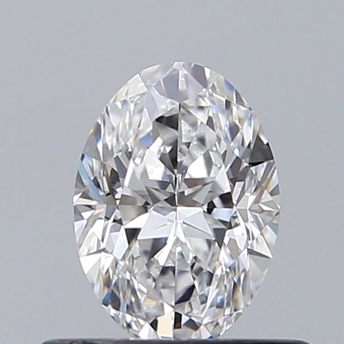 0.51 carat D-VVS2 Natūralus Oval Deimantas (1)