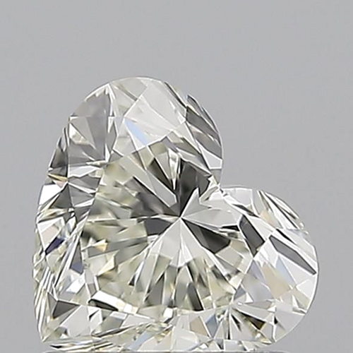 0.9 carat K-VS2 Natūralus Heart Deimantas (1)