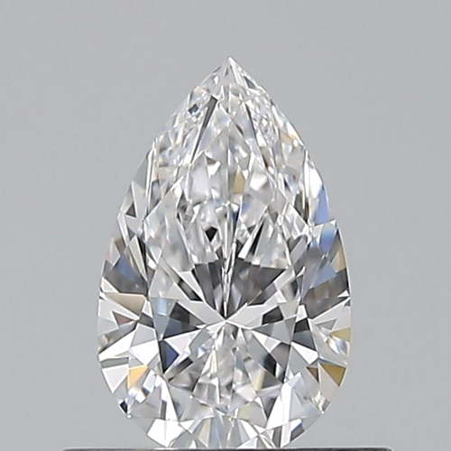 0.5 carat D-VVS2 Natūralus Pear Deimantas (1)