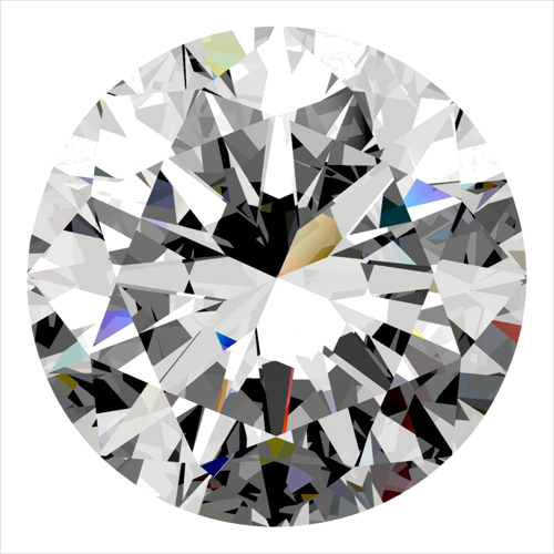 0.3 carat E-SI1 Very Good cut Natūralus Round Deimantas (1)