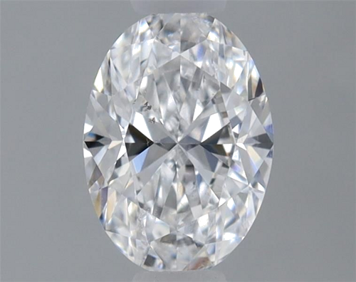 0.51 carat D-SI1 Natūralus Oval Deimantas (1)