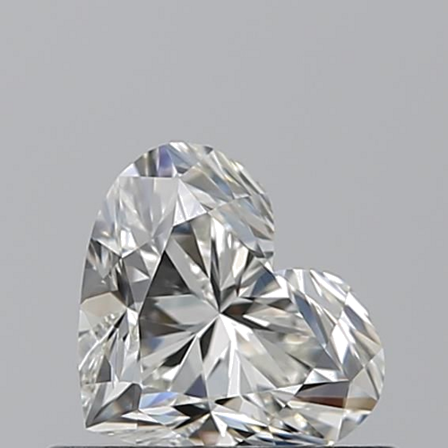0.5 carat I-VVS2 Natūralus Heart Deimantas (1)