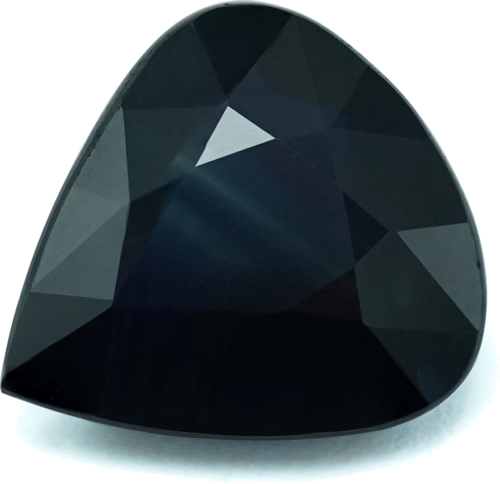 5,15 ct. Safyras Pear Deep blue (1)