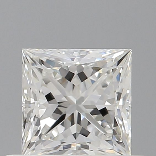 0.54 carat F-VVS2 Natūralus Princess Deimantas (1)
