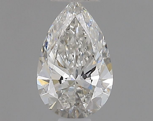 0.6 carat G-SI1 Natūralus Pear Deimantas (1)