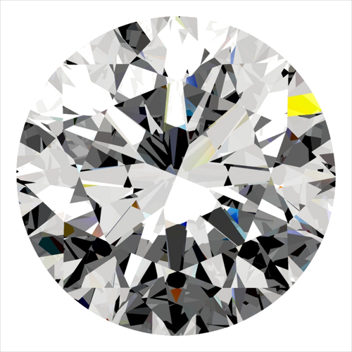 0.5 carat G-SI1 Excellent cut Natūralus Round Deimantas (1)