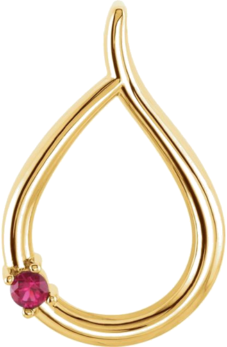 Pakabukas „Family Freeform“ 14k yellow gold Round 2.5mm (4)