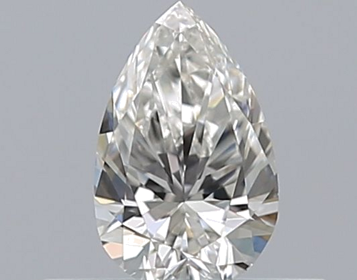0.3 carat G-VS2 Natūralus Pear Deimantas (1)