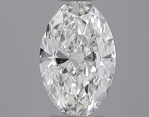 0.6 carat H-SI1 Natūralus Oval Deimantas (1)