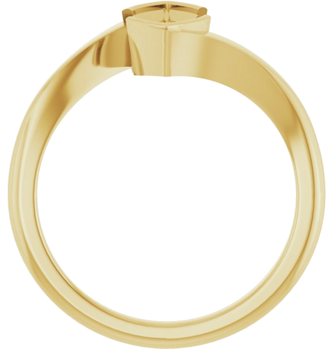 Sužadėtuvių Žiedas „Half-Bezel Solitaire“ 14k yellow gold Marquise 10mm x 5mm (2)