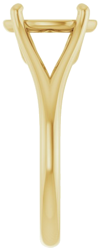 Sužadėtuvių Žiedas „Solitaire“ 585 Geltonojo Aukso Oval 10mm x 8mm (4)