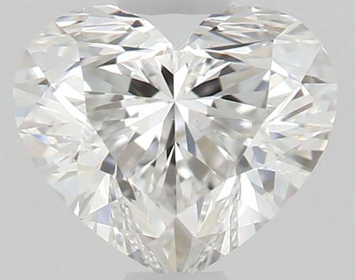 0.51 carat E-VS2 Natūralus Heart Deimantas (1)