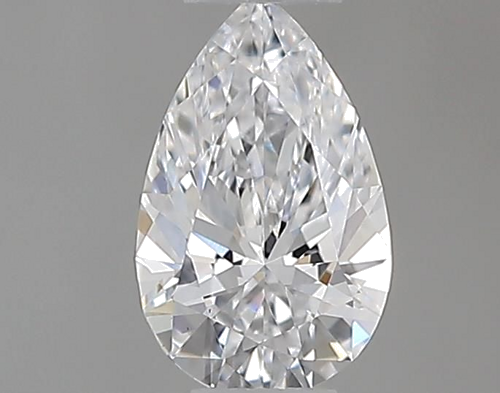 0.3 carat D-VS1 Natūralus Pear Deimantas (1)