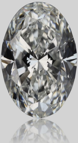 0.42 carat G-SI1 Natūralus Oval Deimantas (1)