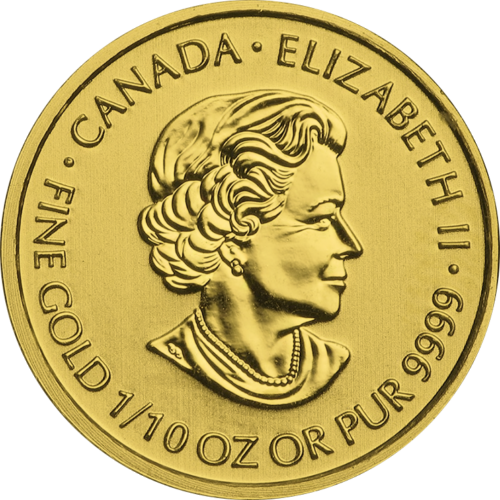 1/10 oz Canadian Armed Forces 2015 Gold Coin (2)