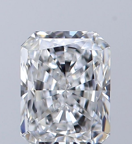 0.5 carat E-VVS2 Natūralus Radiant Deimantas (1)