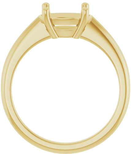 Sužadėtuvių Žiedas „Solitaire“ 14k yellow gold Oval 9mm x 7mm (2)