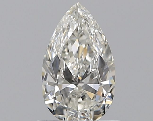 0.59 carat H-VS2 Natūralus Pear Deimantas (1)