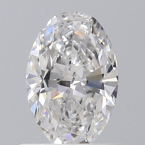 0.6 carat D-SI1 Natūralus Oval Deimantas (1)