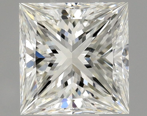 0.52 carat I-VVS2 Natūralus Princess Deimantas (1)