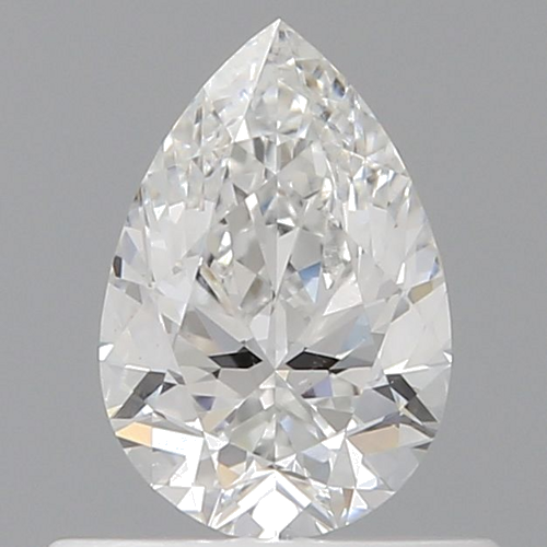 0.51 carat F-SI1 Natūralus Pear Deimantas (1)