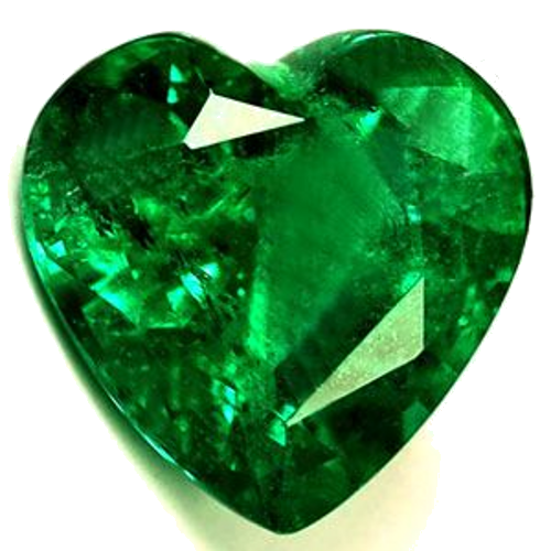 1.18 carat GREEN Heart Smaragdas (1)