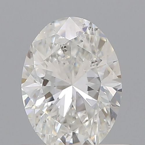 0.51 carat F-SI2 Natūralus Oval Deimantas (1)