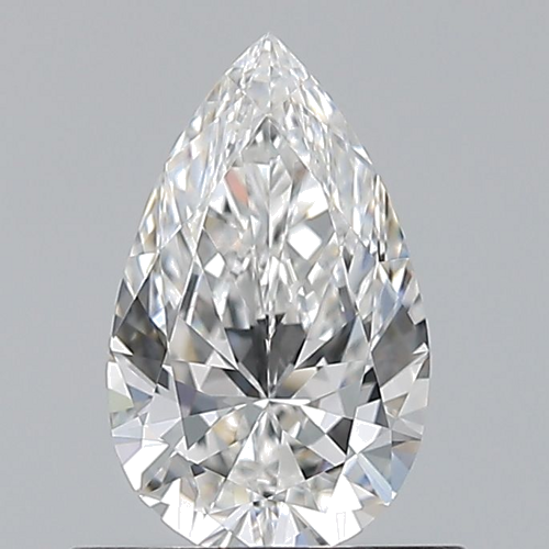 0.6 carat E-VVS1 Natūralus Pear Deimantas (1)