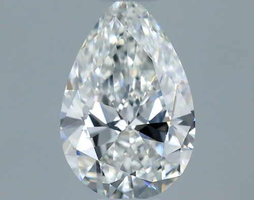 0.31 carat F-VVS2 Natūralus Pear Deimantas (1)