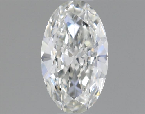 0.43 carat H-VVS1 Natūralus Oval Deimantas (1)