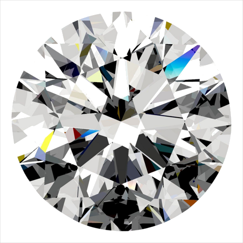0.5 carat G-IF Excellent cut Natūralus Round Deimantas (1)
