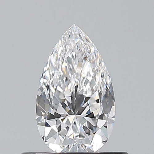 0.5 carat D-VVS2 Natūralus Pear Deimantas (1)