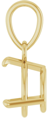 Pakabukas „Round 3-Prong“ 14k yellow gold Round 7mm (3)