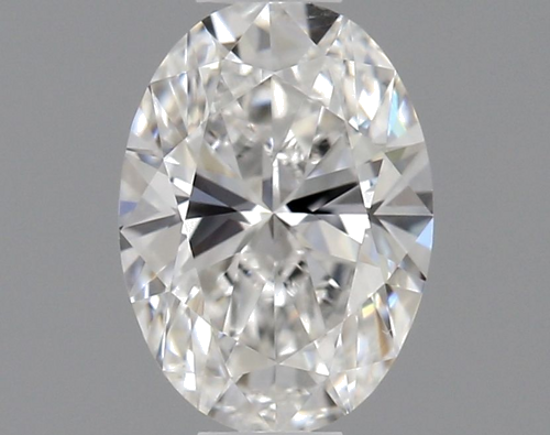 0.52 carat F-SI1 Natūralus Oval Deimantas (1)