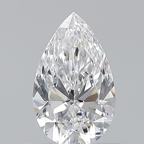 0.7 carat D-VS1 Natūralus Pear Deimantas (1)