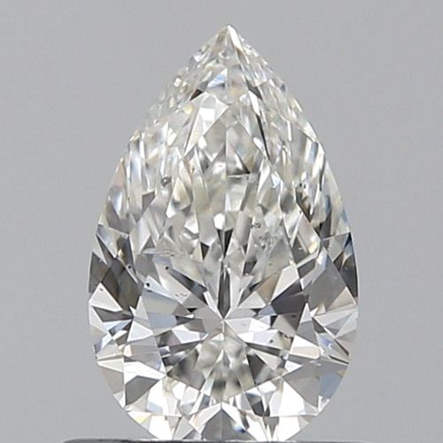 0.6 carat I-SI2 Natūralus Pear Deimantas (1)