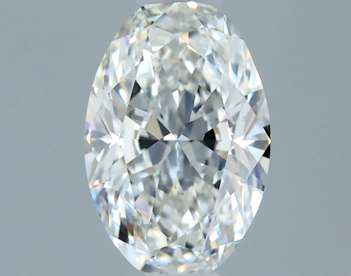0.38 carat F-VVS1 Natūralus Oval Deimantas (1)