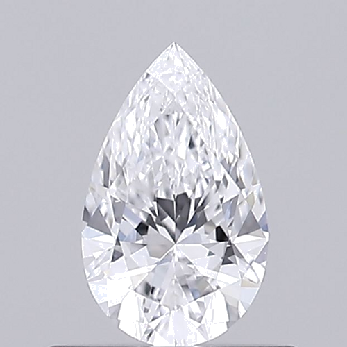 0.4 carat D-VS2 Natūralus Pear Deimantas (1)