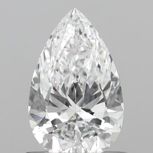 0.63 carat D-IF Natūralus Pear Deimantas (1)