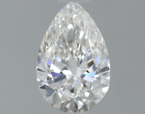 0.31 carat F-VVS1 Natūralus Pear Deimantas (1)